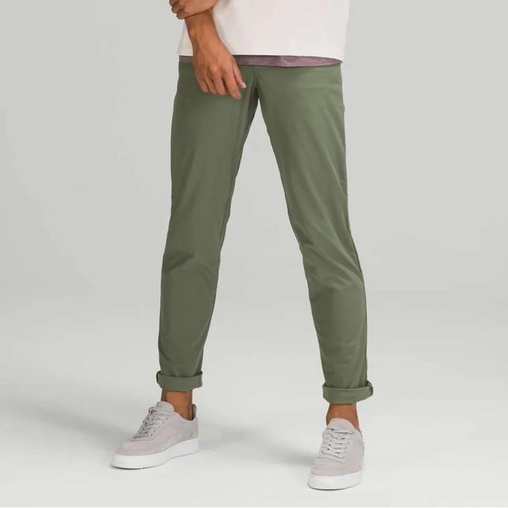 Lululemon Men’s Green Twill ABC Warpstreme Pant